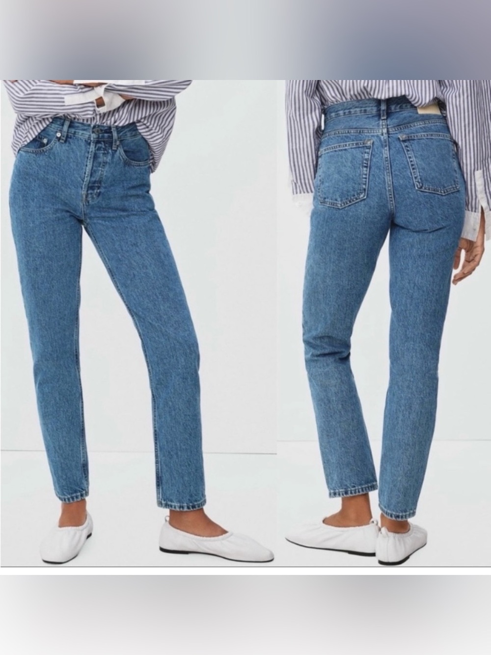 Everlane Organic Cotton button fly the 90’s cheeky jeans